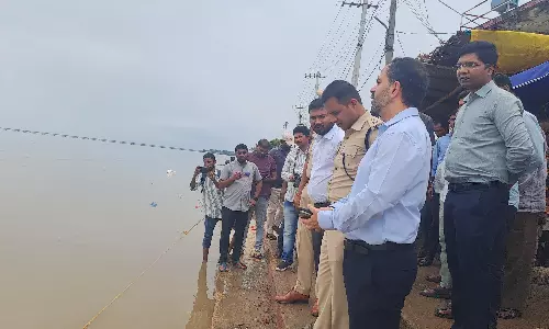 Godavari, Pranahita in Spate at Kaleshwaram