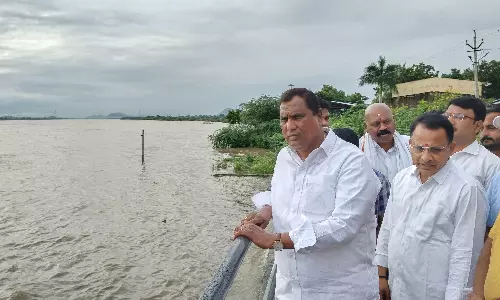 Pushkar Ghats At Dharmapuri Inundated