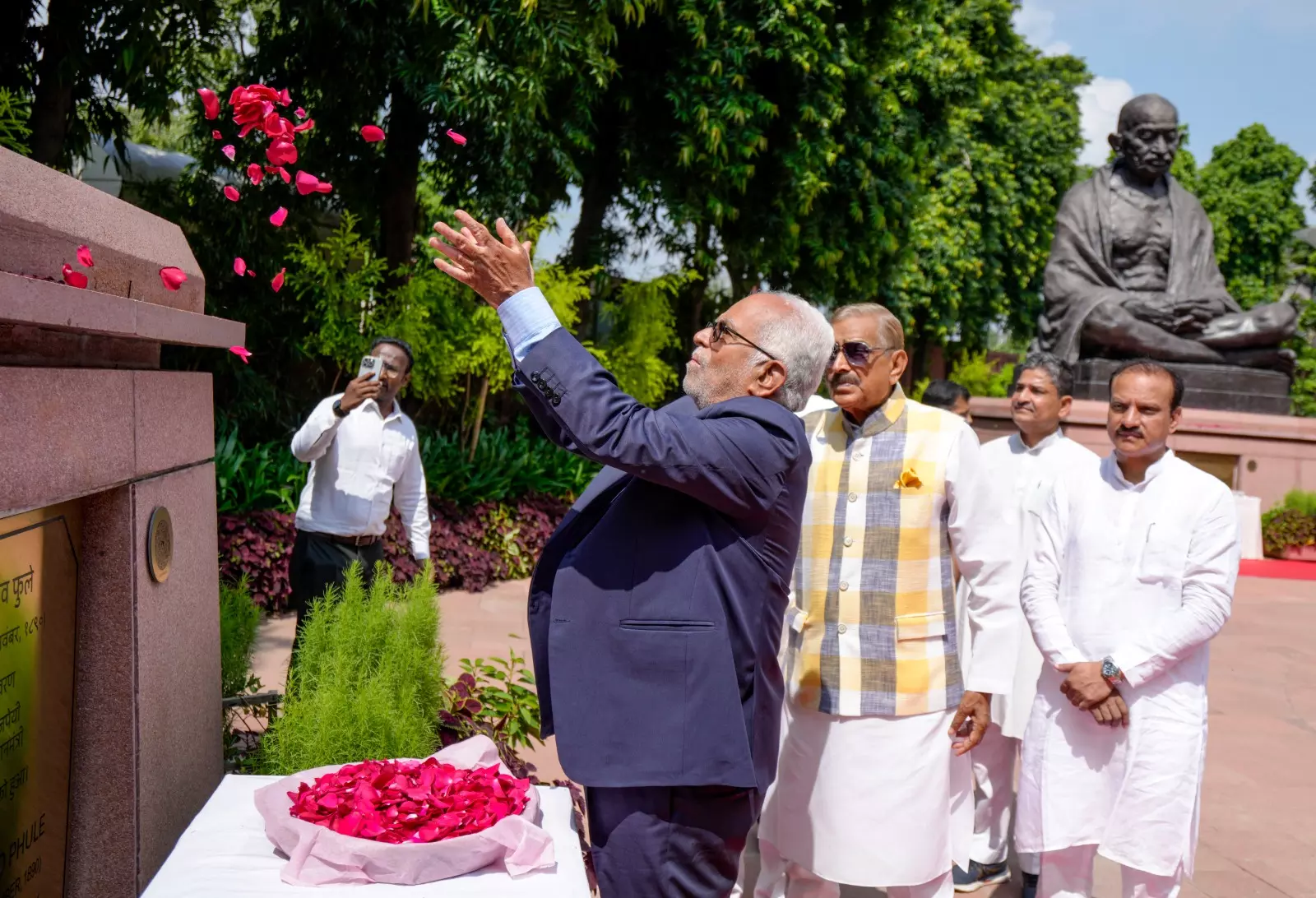 B Sudarshan Reddy Files Nomination for VP polls