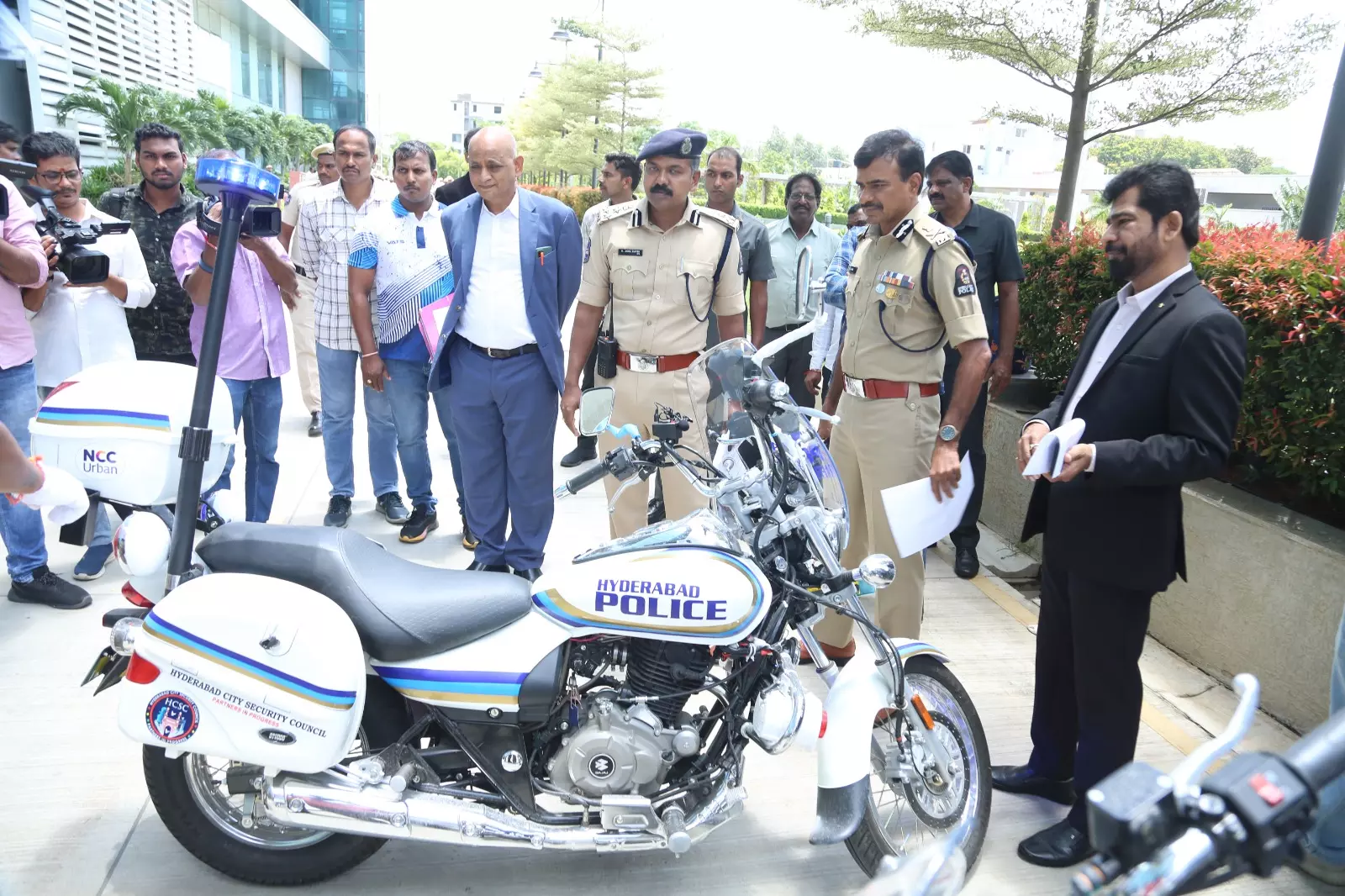 50 Patrolling Bikes, 100 Marshals Launched in Hyderabad to Strengthen Traffic Management