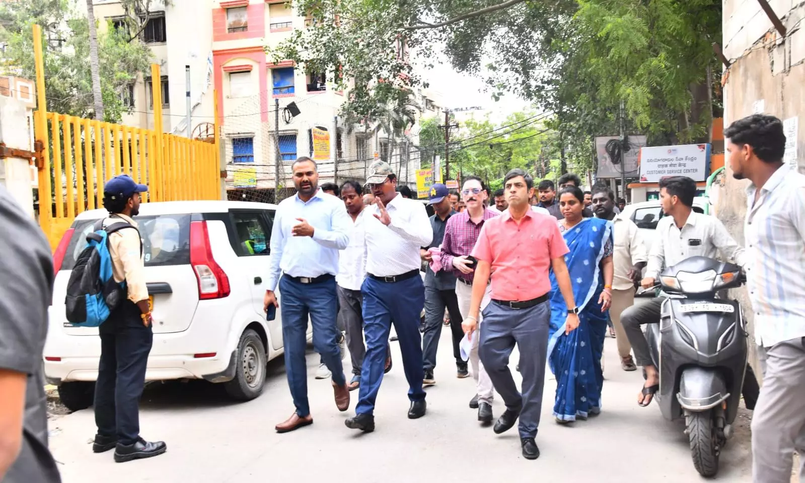 GHMC And HYDRAA Commissioners Inspect Maitrivanam Drain Line