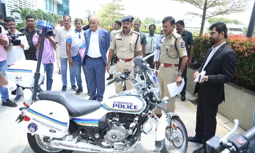 50 Patrolling Bikes, 100 Marshals Launched in Hyderabad to Strengthen Traffic Management