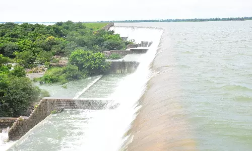 Upper Manair Dams Water Level Reaches Full Capacity