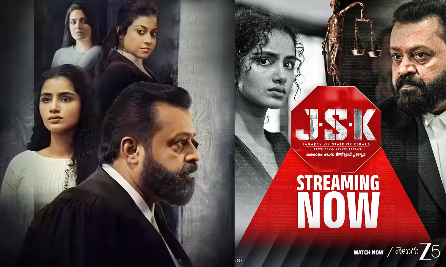 ZEE5 to Premiere Malayalam Legal Drama "J.S.K" in Telugu