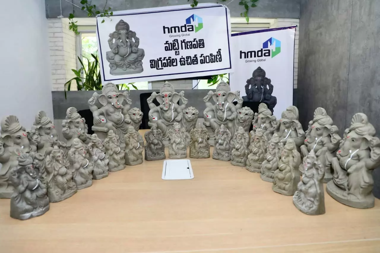 Pick Up Free Clay Ganesh Idols at These Locations in Hyderabad