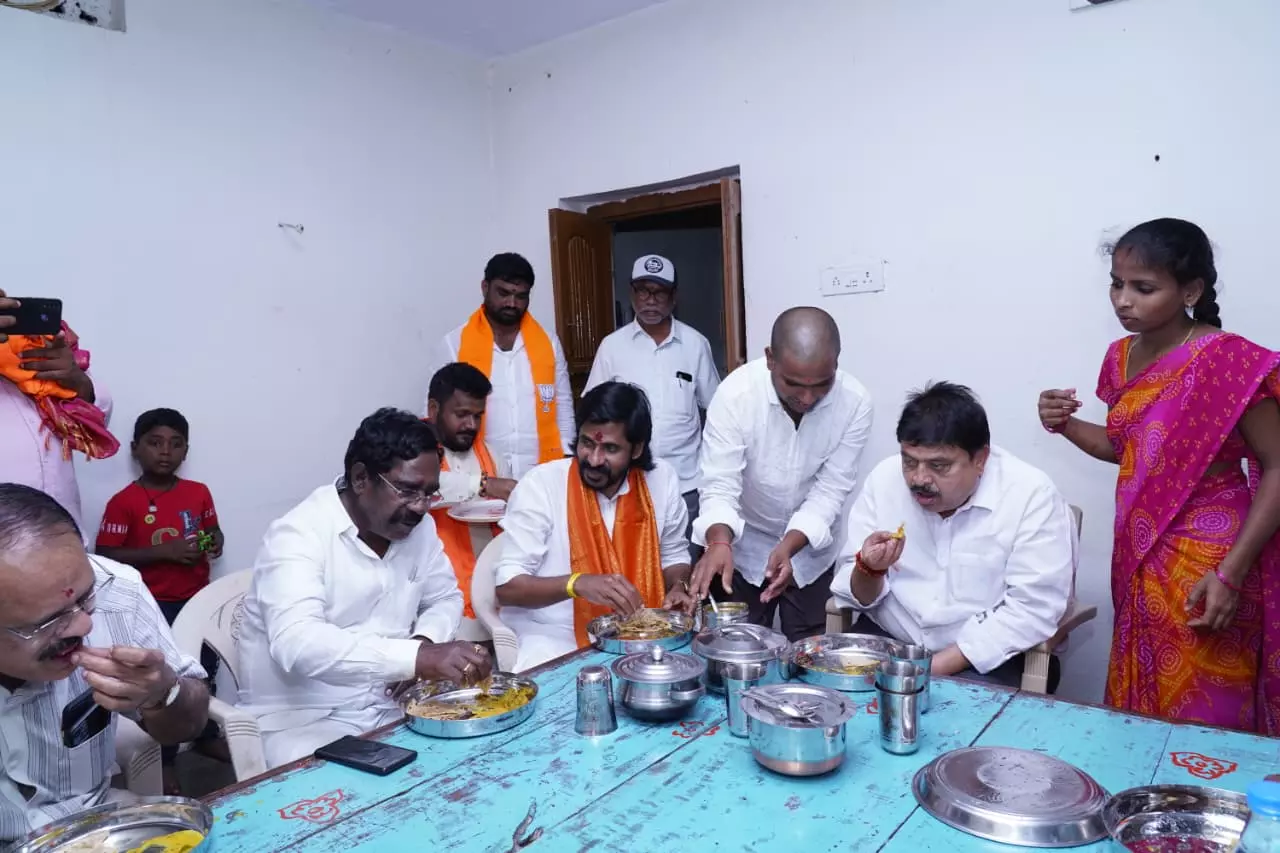 BJP State Chief Undertakes Palle Nidra