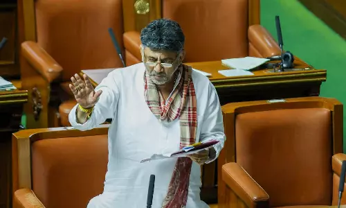 Karnataka: Shivakumar Sings RSS Anthem, Stuns Assembly