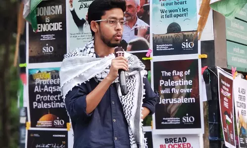 Student Leader Booked for Pro-Palestine Slogans