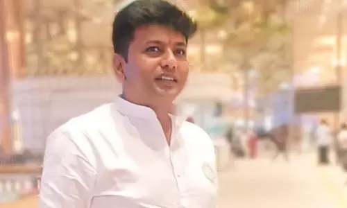 ED Raids Offices of Congress MLA K.C. Veerendra Puppy