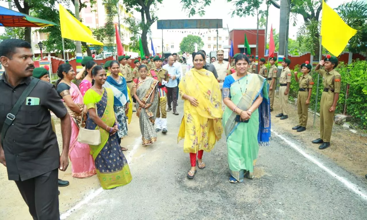 Warangal MP Inspires Students On National Space Day