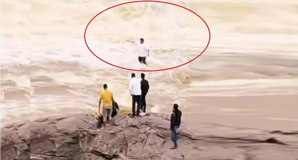 Tragedy: YouTuber Swept Away While Filming at Odishas Duduma Waterfall