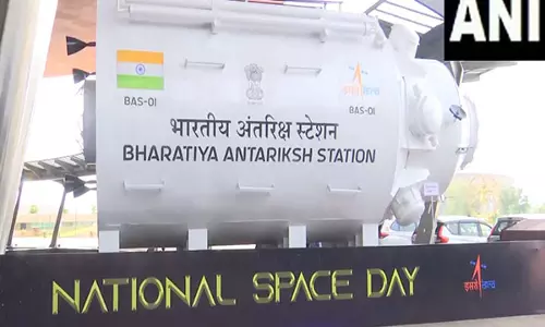 Isro Unveils Model Of Bharatiya Antariksh Station
