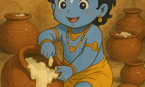 In MP, Krishna Not Makhan Chor But A Rebel