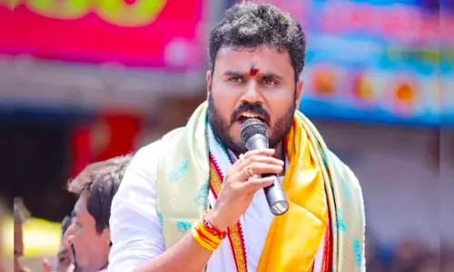 BCYP Protests NTR Statue In Lord Krishna Attire