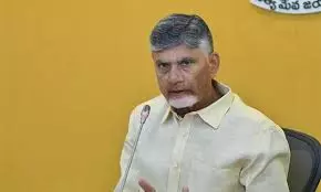 CM Naidu Stops Seeing Placard-Holding Farmer