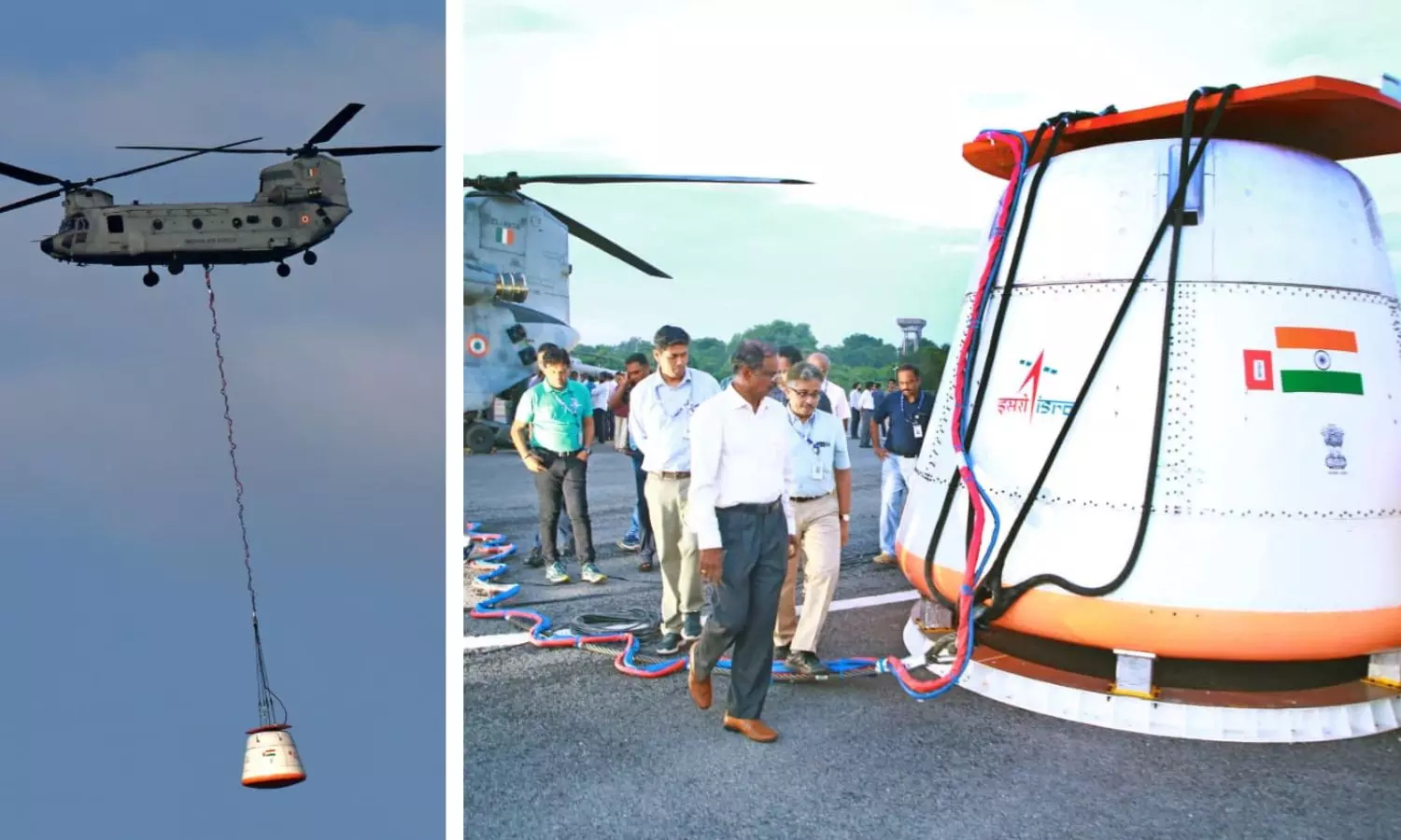 Isro Conducts First Air-Drop Test For Gaganyaan