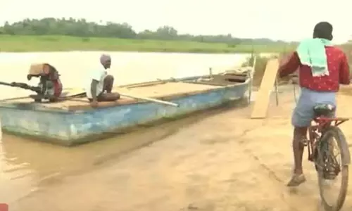 Villagers Along Nagavali River Risk Lives Daily As Bridge Remains Unbuilt