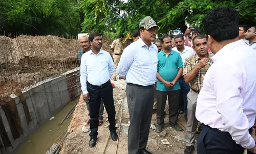 HYDRAA Commissioner Inspects Retaining Wall Work at Picket Nala