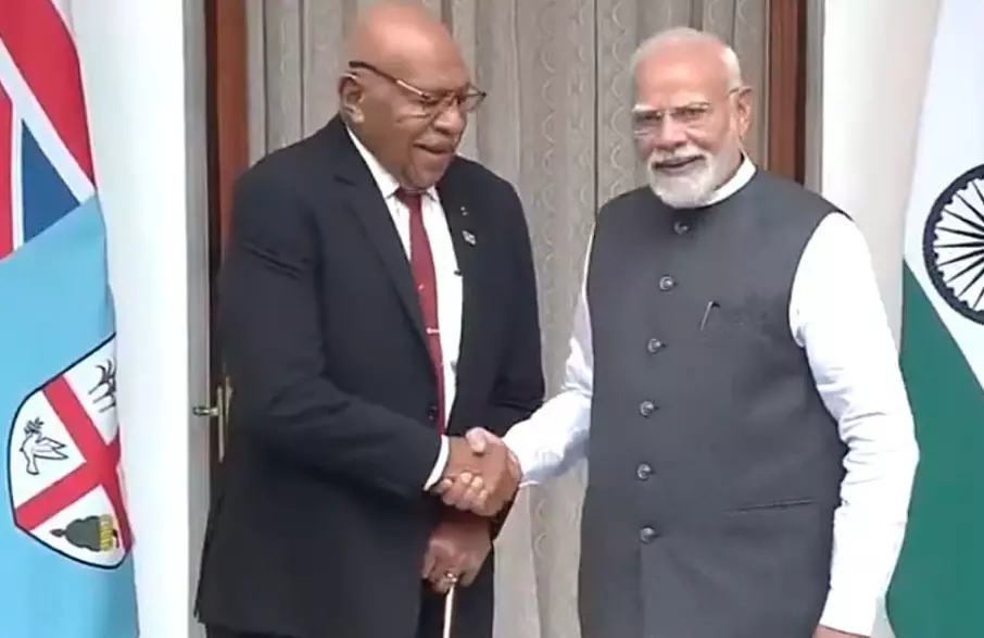 PM Modi, Fiji PM Rabuka Hold Talks To Boost Trade, Ties