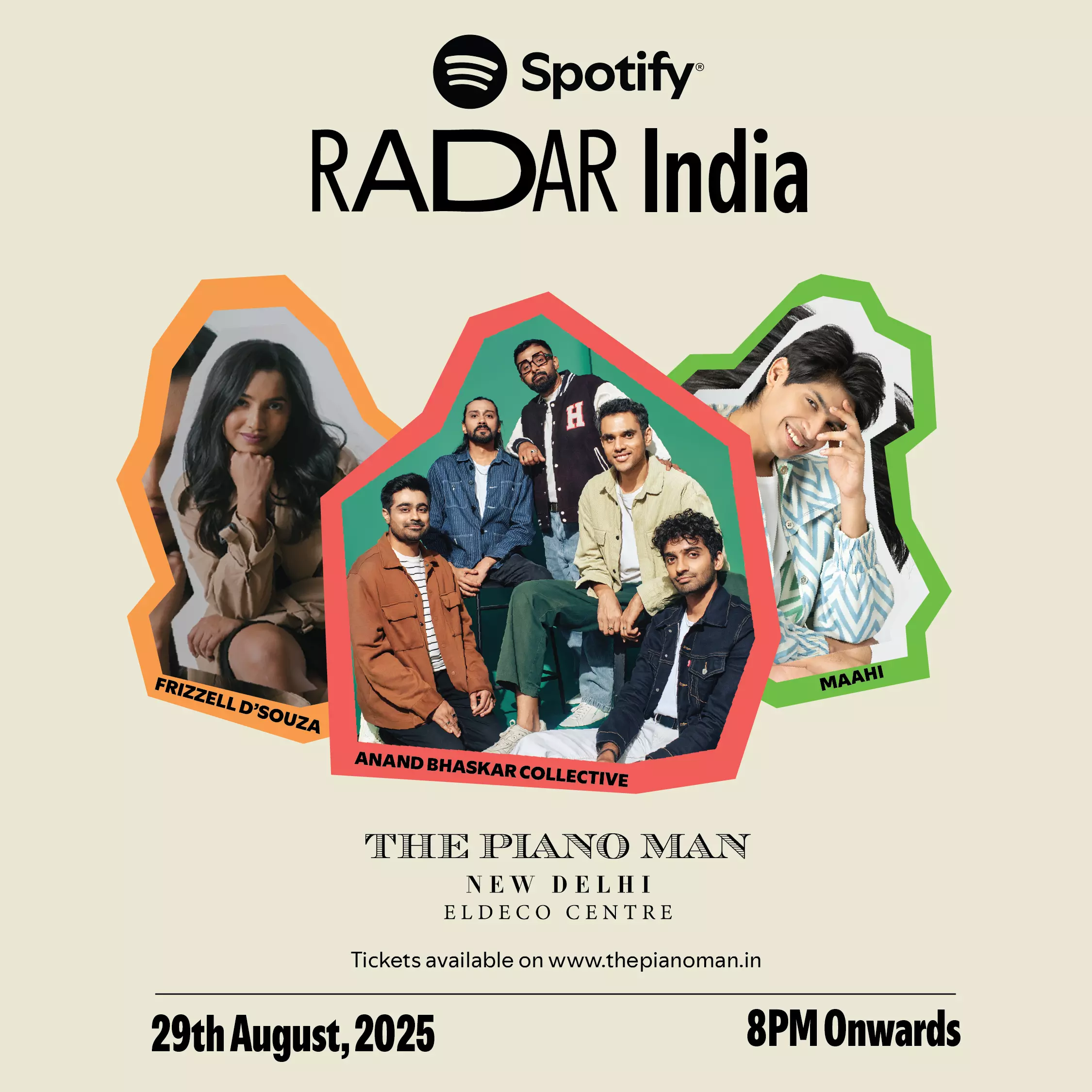 The Piano Man Presents: Spotify RADAR India - Rising Stars of Indie Music The Piano Man Presents: Spotify RADAR India - Rising Stars of Indie Music