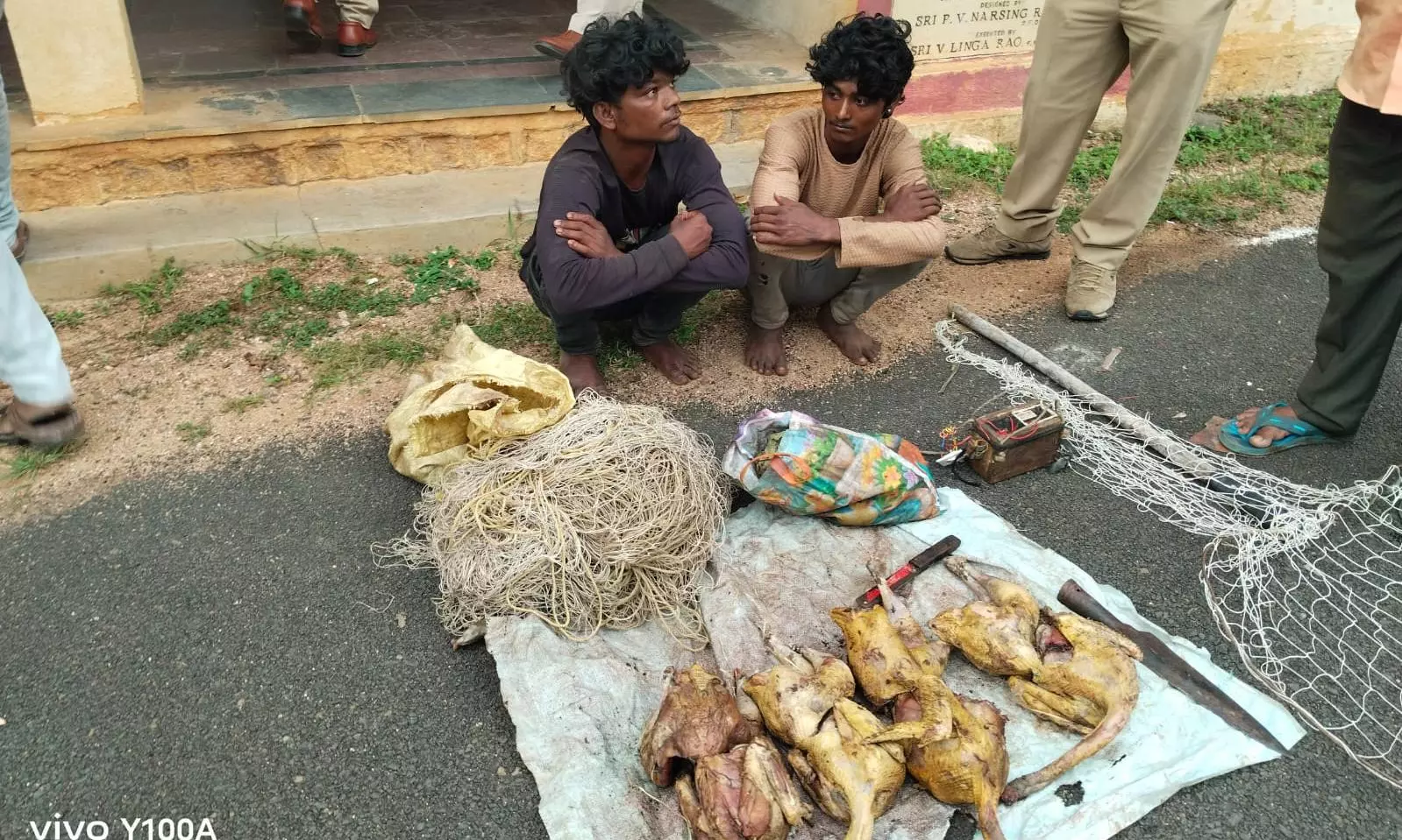 2 Poachers Held, Peacock, Nilgai Meat Seized In Adilabad