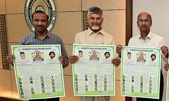 CM Chandrababu Naidu Urges Use of Idols Made From Natural Seeds And Clay