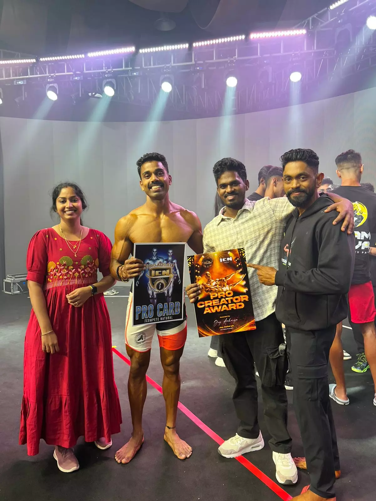 Fireman from Hyderabad Wins ICN Pro Card in Men’s Physique