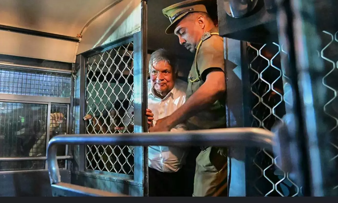 Sri Lankan Court Grants Bail to Ex-president Wickremesinghe in Graft Case, Next Hearing in Oct Sri Lankan Court Grants Bail to Ex-president Wickremesinghe in Graft Case, Next Hearing in Oct