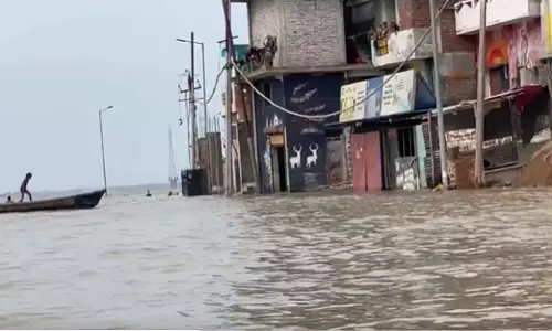 Yamuna River Continues To Flow Near Danger Mark