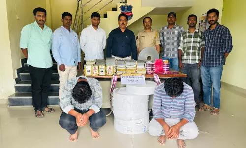 Fake Liquor Brand Labels Racket Busted in Kushaiguda, 2 Held