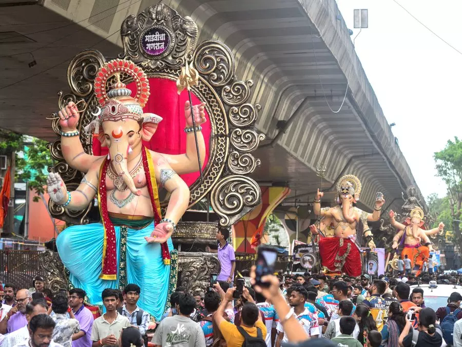 Incessant Rains Hamper Ganesh Festival Preparations in Hyderabad