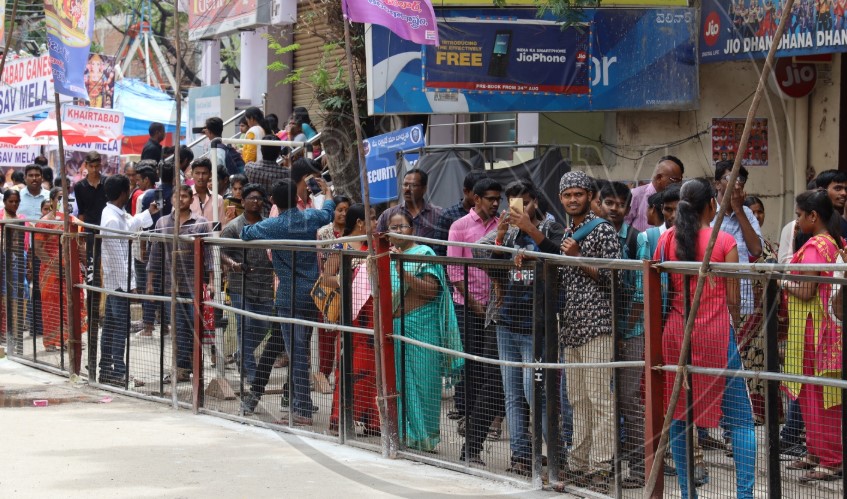 Woman Delivers Baby While Standing in Queue at Khairatabad Ganesh