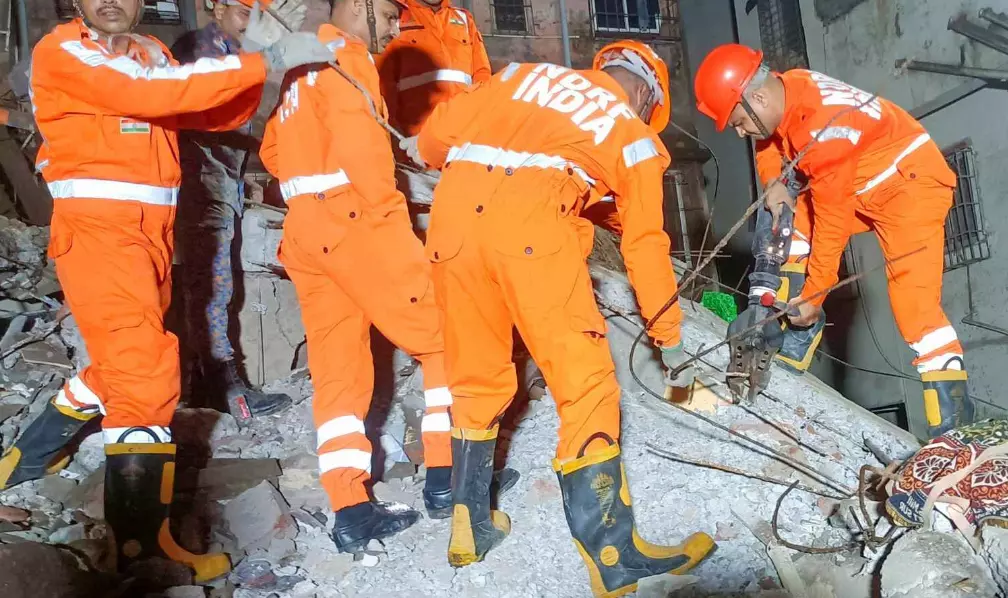 Mother, Toddler Killed As Illegal Building Collapses in Virar