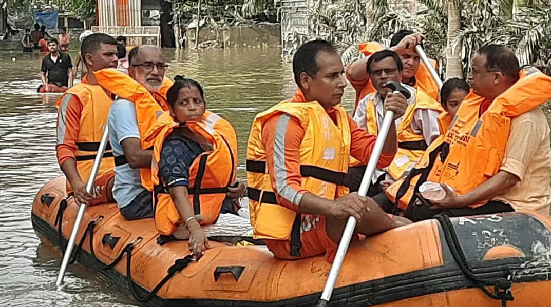 Punjab Reels Under Floods, NDRF and Army Step Up Rescue Ops Punjab Reels Under Floods, NDRF and Army Step Up Rescue Ops
