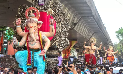 Incessant Rains Hamper Ganesh Festival Preparations in Hyderabad