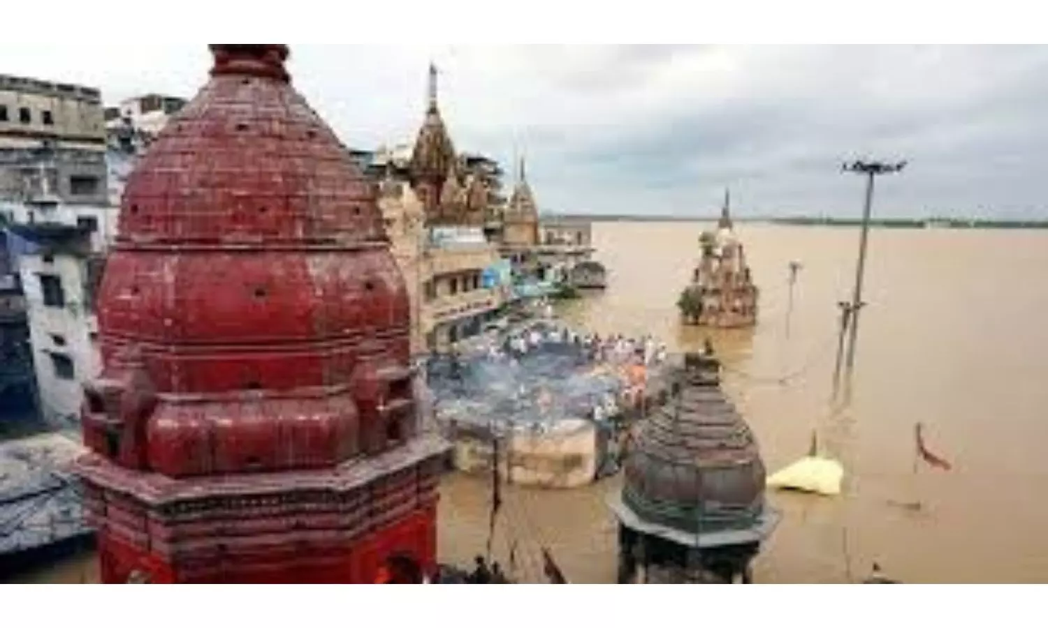 Rising Ganga Floods Varanasi Ghats; Aarti Moved To Rooftops