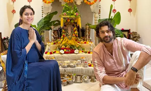 Mom-to-be Lavanya Tripathi, Varun Tej Celebrate Ganesh Chaturthi