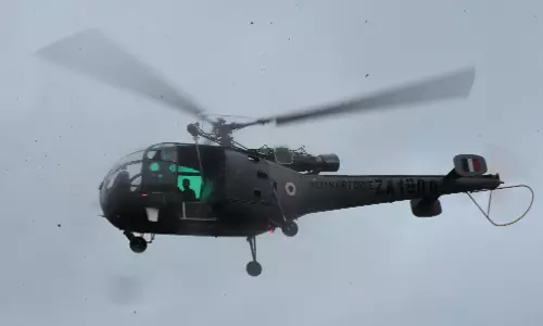 Army Choppers Rescue 7 Farmers in Sircilla Floods