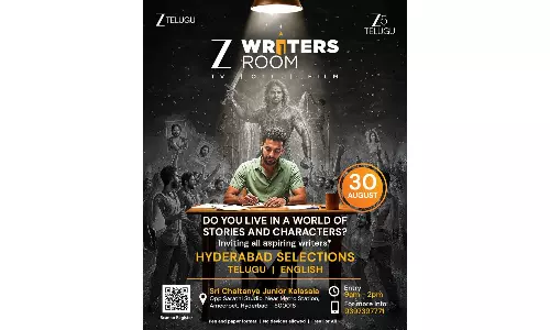 Zee Telugu Invites Aspiring Screenwriters To Join Writers Room In Hyderabad Zee Telugu Invites Aspiring Screenwriters To Join Writers Room In Hyderabad