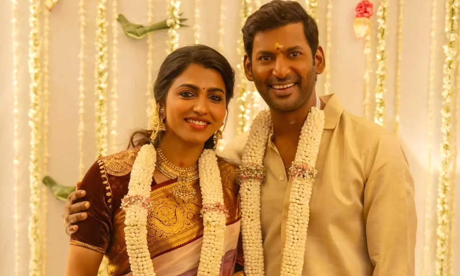 Actor Vishal Gets Engaged to Sai Dhanshika