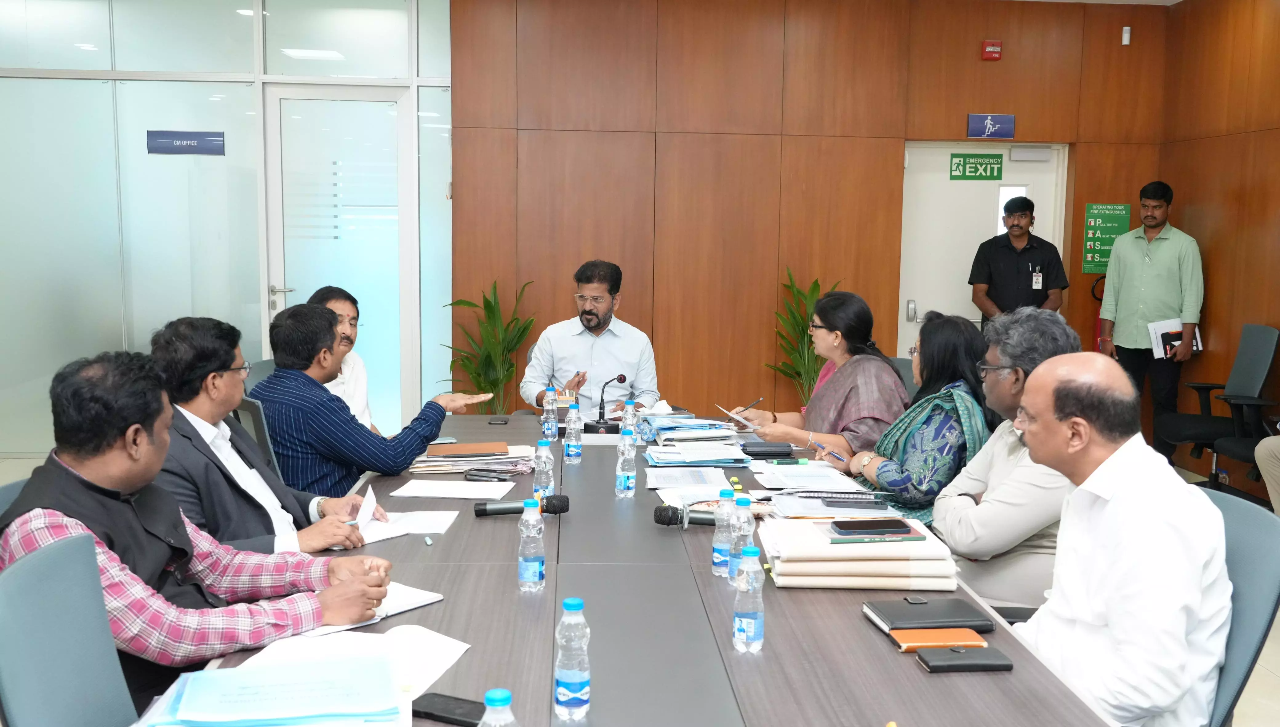 Revanth Orders Biometric Attendance In Govt School Revanth Orders Biometric Attendance In Govt School