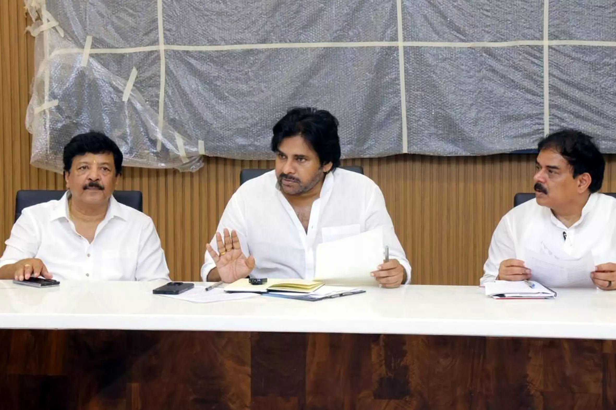 Jana Sena to Pass Resolution Converting Rushikonda Buildings into MICE Facility