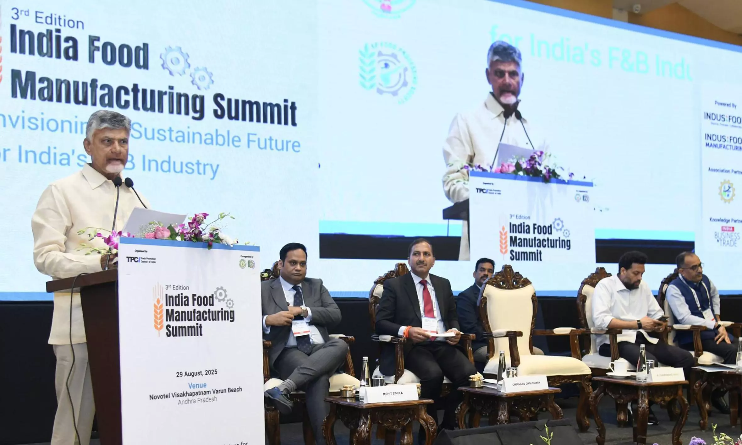 Naidu Targets Rs 30,000 Cr Investment in Food Processing