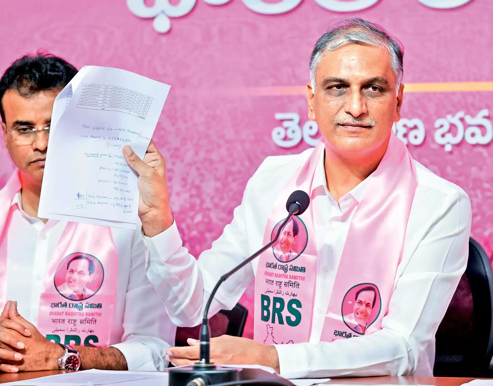 KCR, Harish Move HC Seeking Suspension of Justice Ghose Report on Kaleshwaram