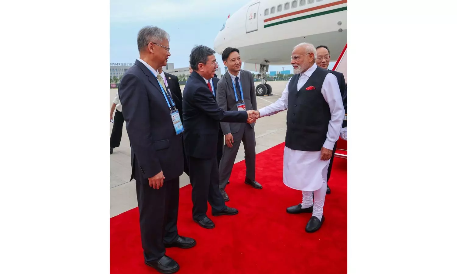 PM Modi Lands In China After Gap Of 7 years PM Modi Lands In China After Gap Of 7 years