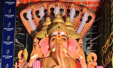 Unique Ganesh Pandals Draw Huge Crowds In Hyd