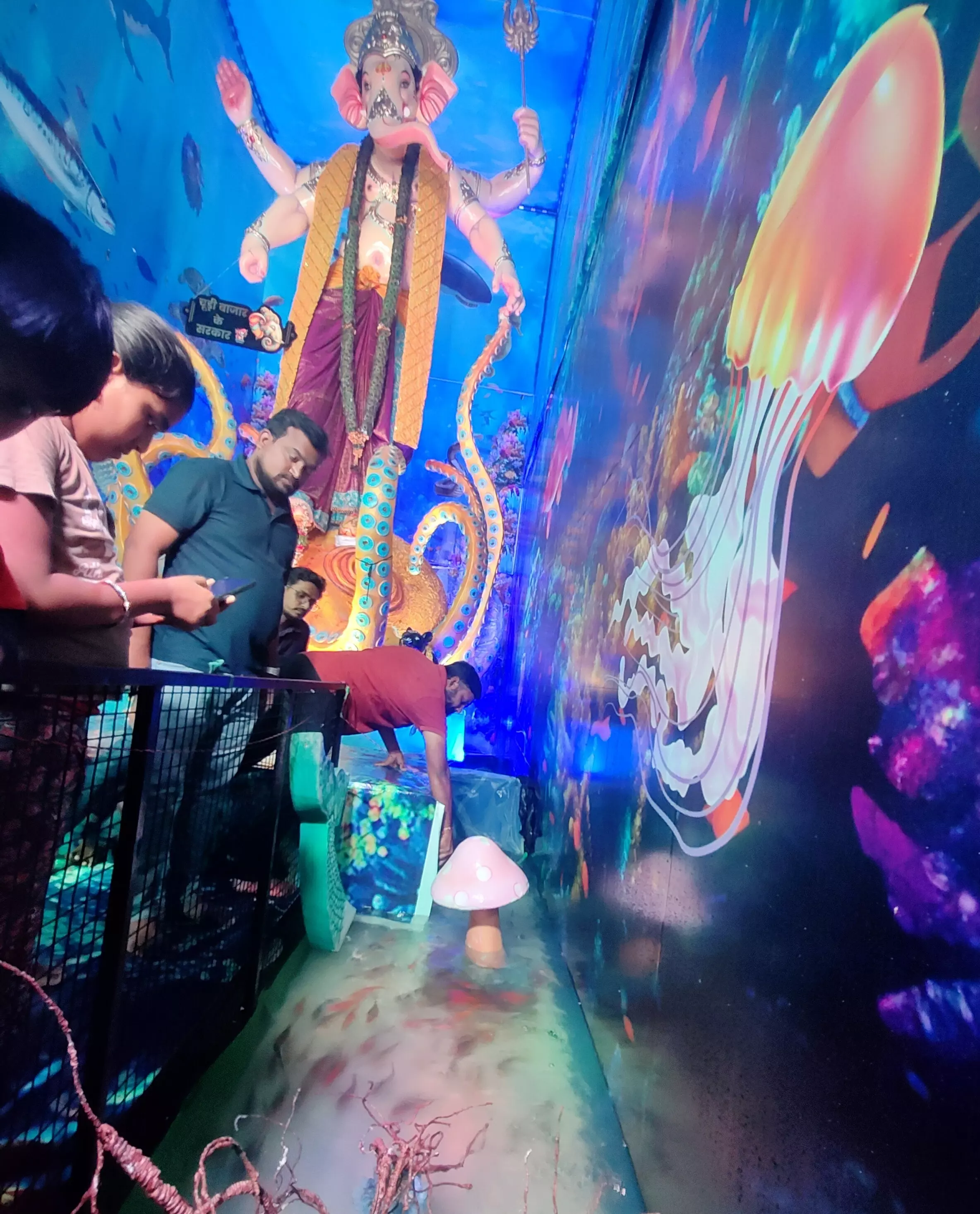 Unique Ganesh Pandals Draw Huge Crowds In Hyd