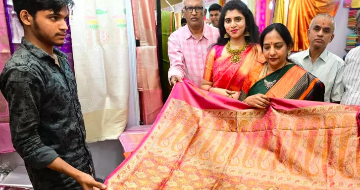 Silk Expo Launched In Vijayawada Silk Expo Launched In Vijayawada