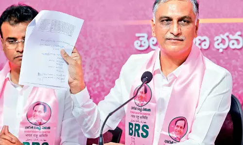 KCR, Harish Move HC Seeking Suspension of Justice Ghose Report on Kaleshwaram