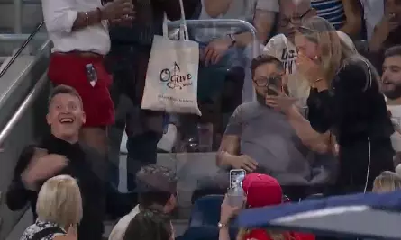 Watch: Fan Proposes to Girlfriend Mid-match at Sabalenkas US Open Game